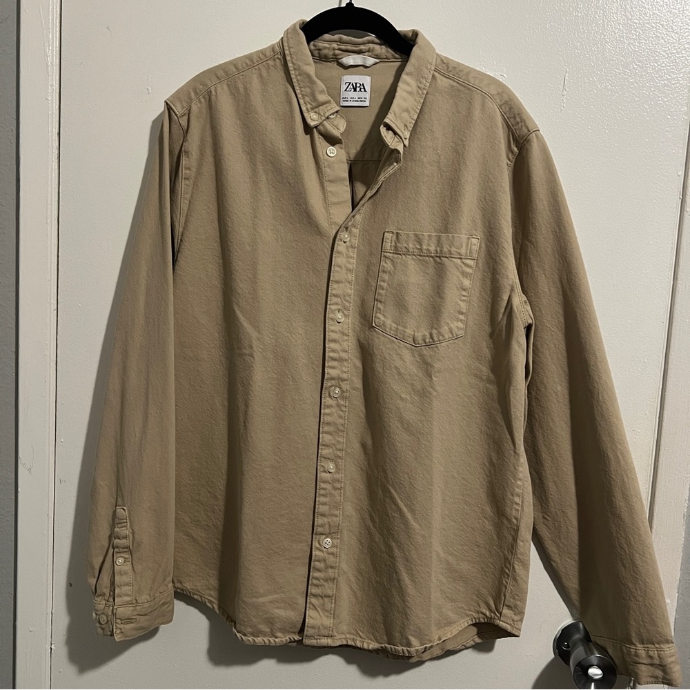 zara flannel jacket